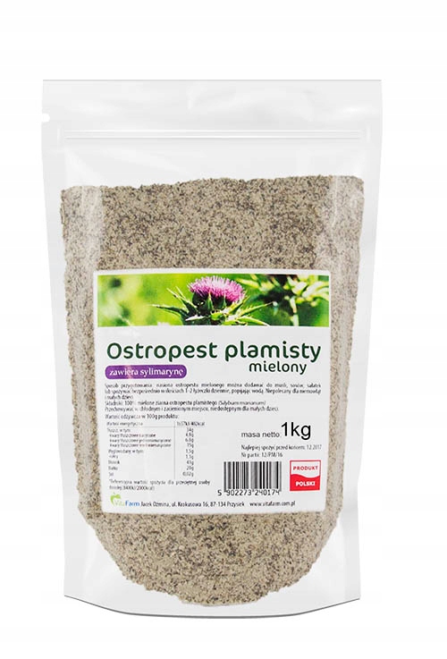 

Ostropest Mielony 1 Kg Najwyższa Jakość Polski