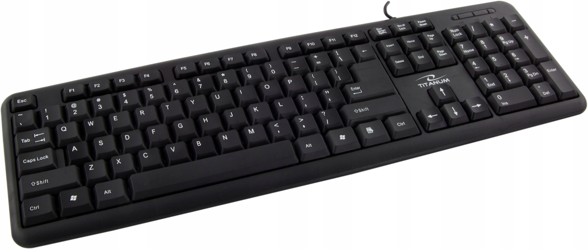 

Klawiatura Titanum TK101 Czarna Usb Wa-wa Sklep