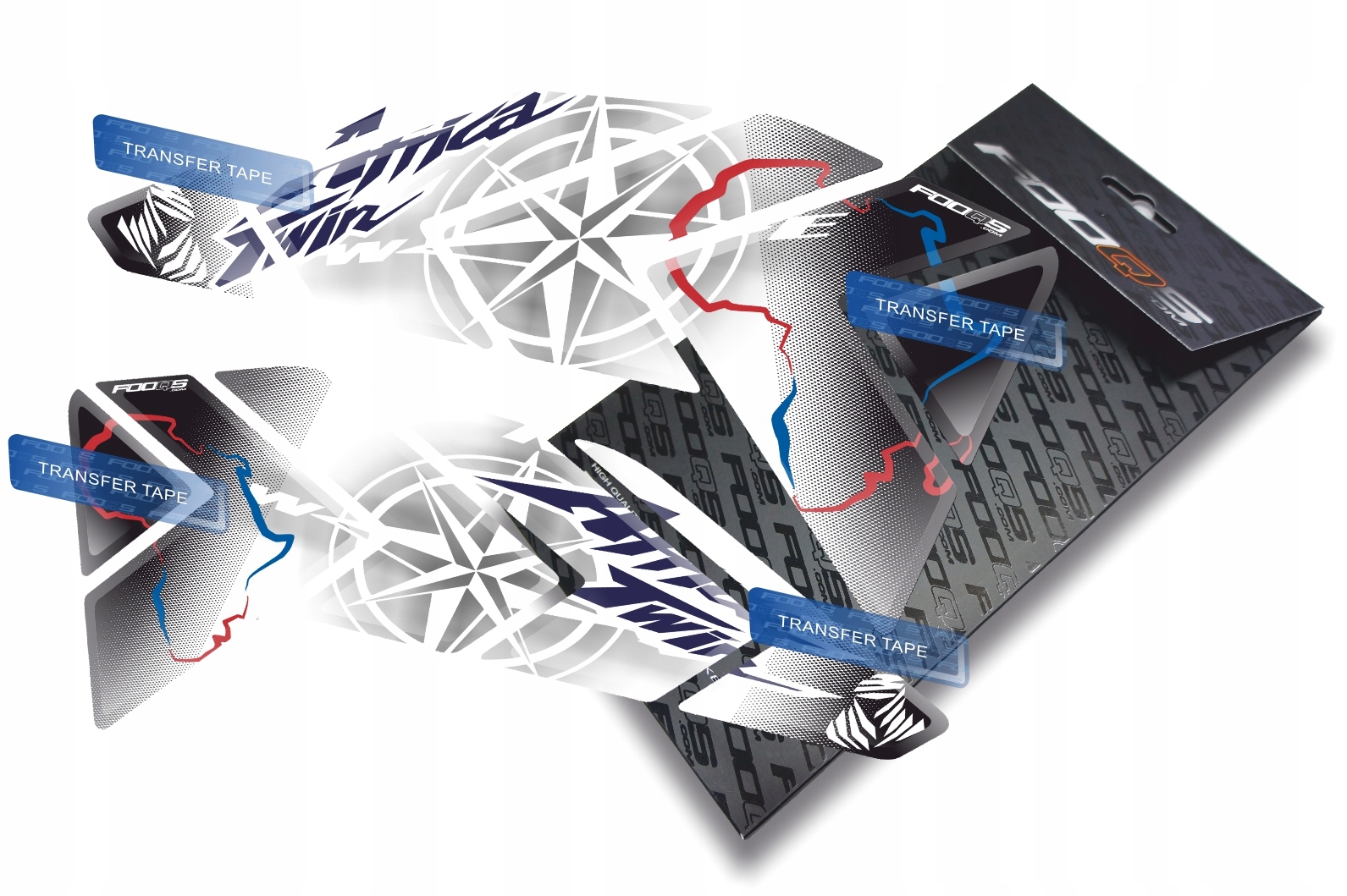 Grip od firmy Fooqs pre Honda Africa Twin Crf Hrv Trojfarebný