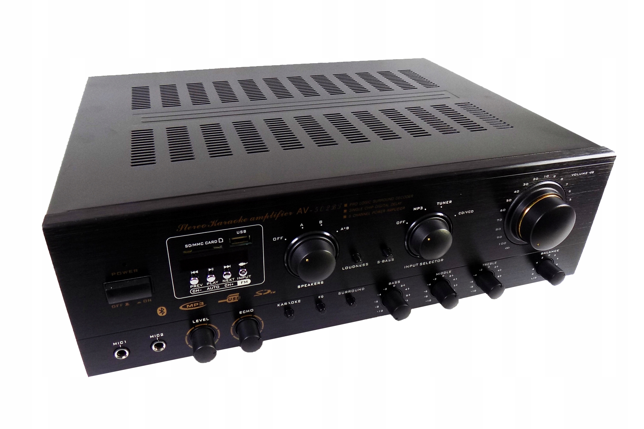 PROFESJONALNY WZMACNIACZ AMPLITUNER BLUETOOTH 7K Marka Fisher