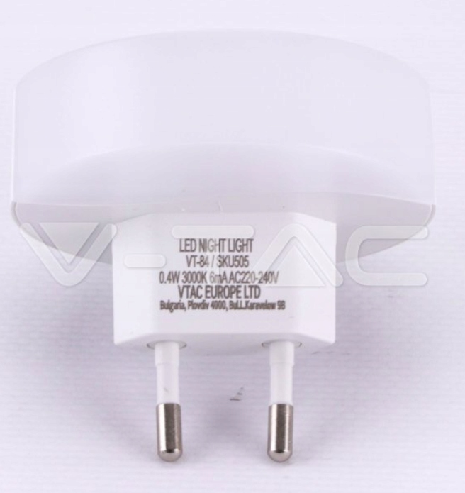 Lampka LED do gniazdka,czujnik zmierzchu,USB V-TAC Płeć Brak informacji