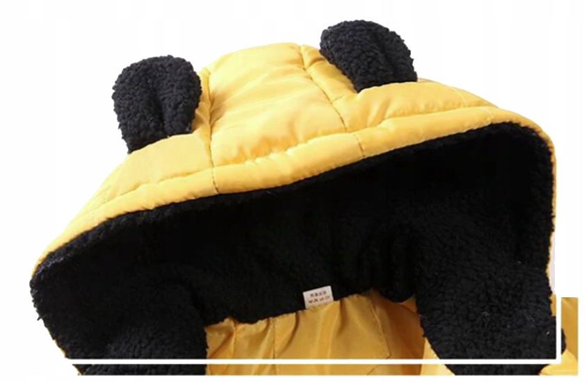 KURTKA DZIECIĘCA WIOSNA JESIEŃ ZIMA MIŚ USZKA Fason inny