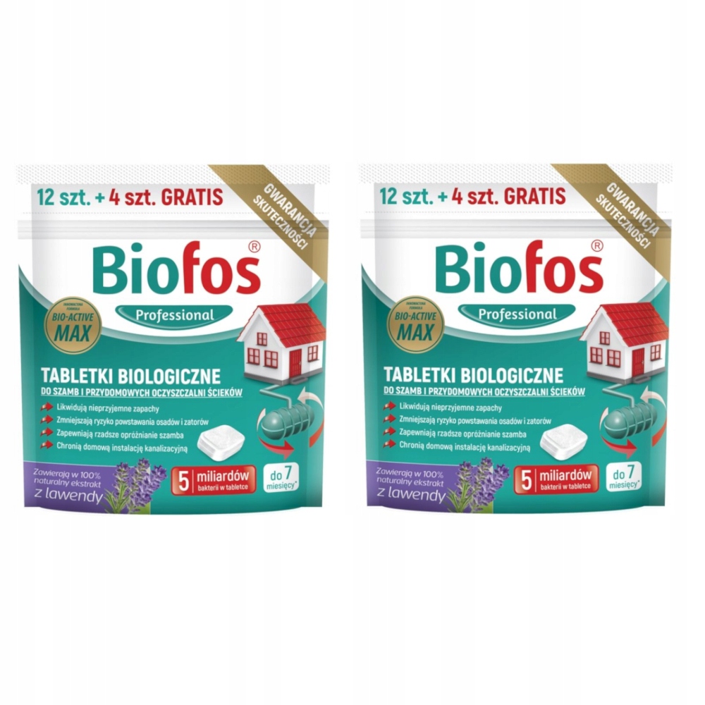 

Biofos Tabletki Biologiczne do Oczyszczalni 32 szt