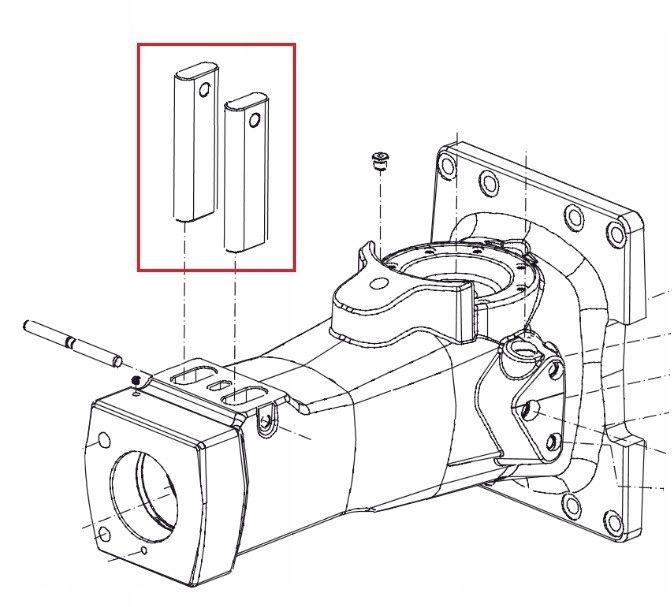 Epiroc Klin zabezpieczajacy grot mlota SB 302 Part number SB 300