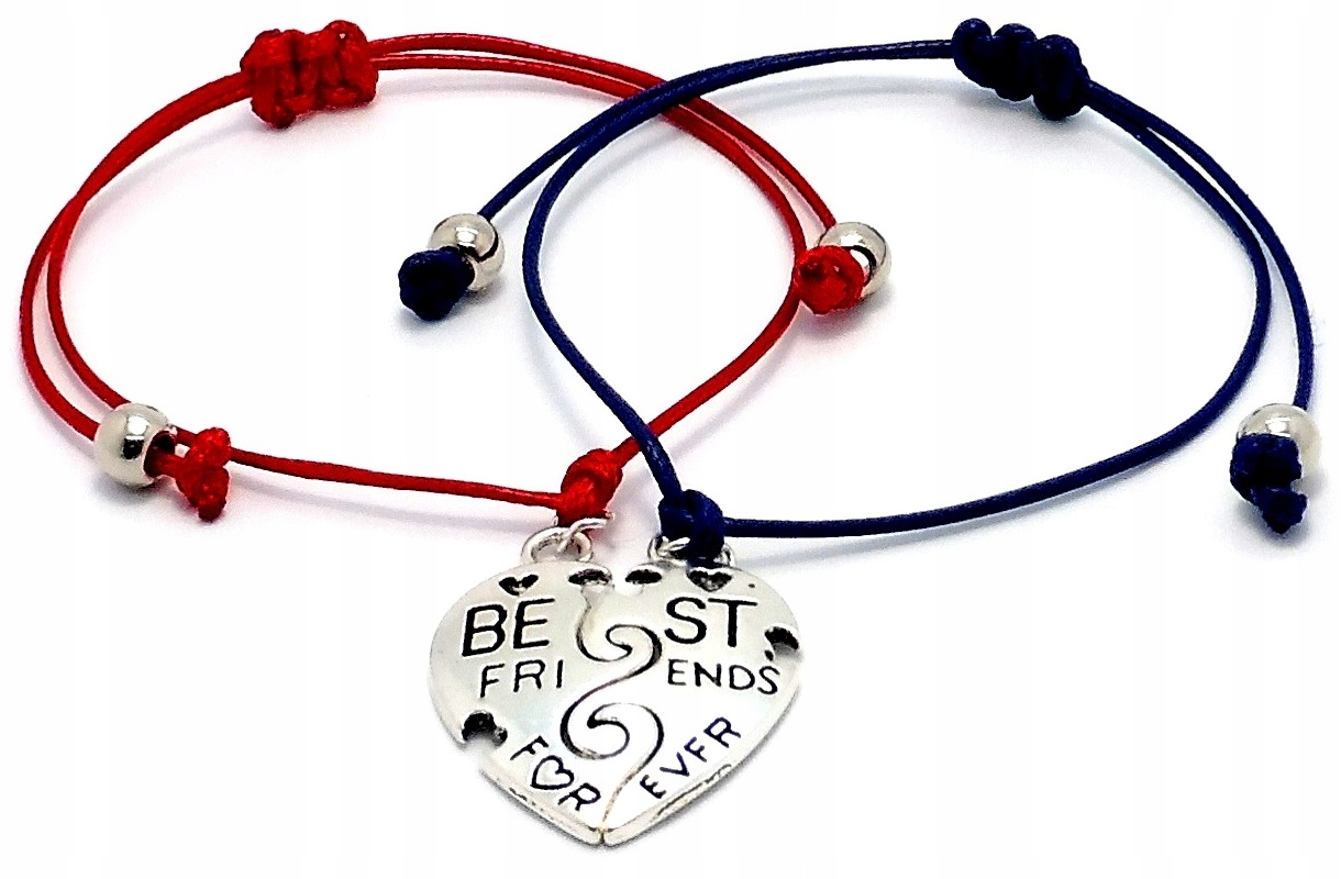 

Bransoletki Przyjaźni Serce Best Friends Forever