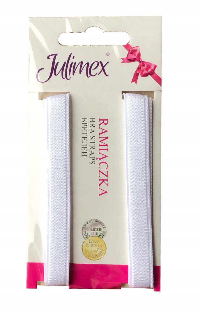 

Julimex ramiączka materiałowe białe 10mm