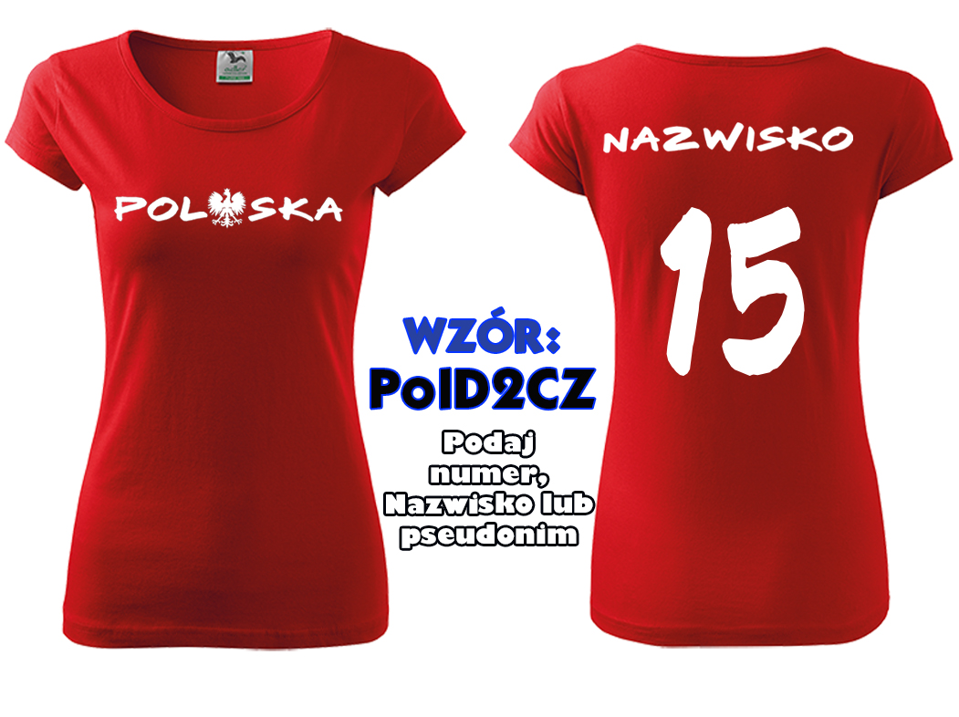 Koszulka POLSKA KIBICA damska REPREZENTACJI XXL Marka inna