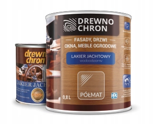 DREWNOCHRON LAKIER JACHTOWY 0,8L PÓŁMAT