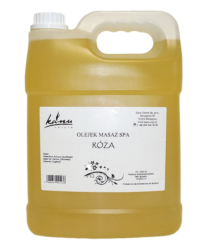 Kanu Nature Massage Oil Masážní Olej Růže 5 l