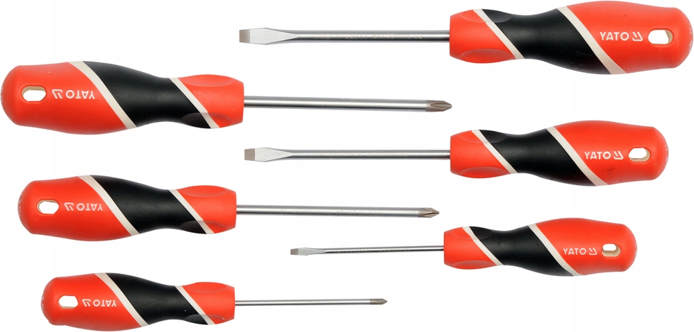

Yato Zestaw Wkrętaków Krzyżowych Płaskich YT-25965