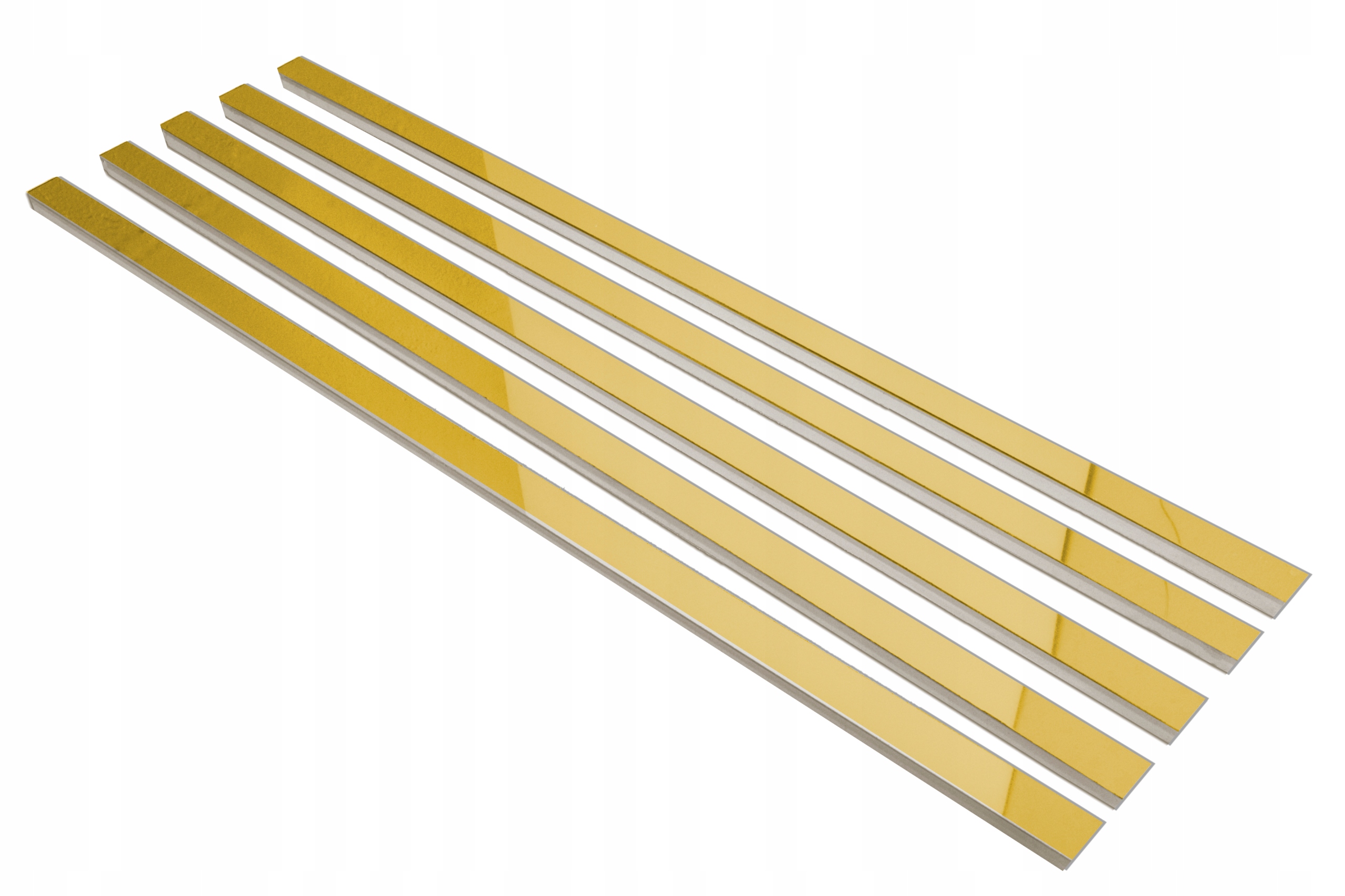 

Listwa Metalowa Steel Gold Złota Połysk 2 x 60 cm