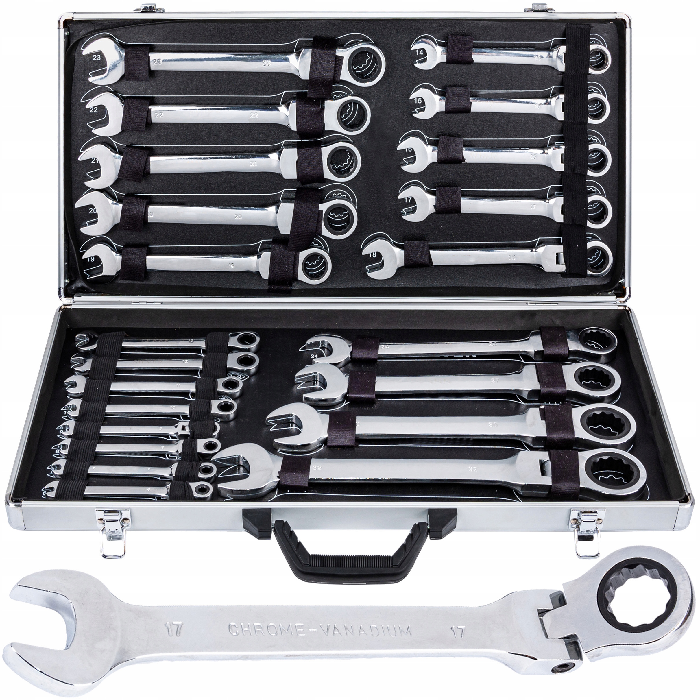 

Klucze Płasko Oczkowe Z Grzechotką Łamane 6-32 22E