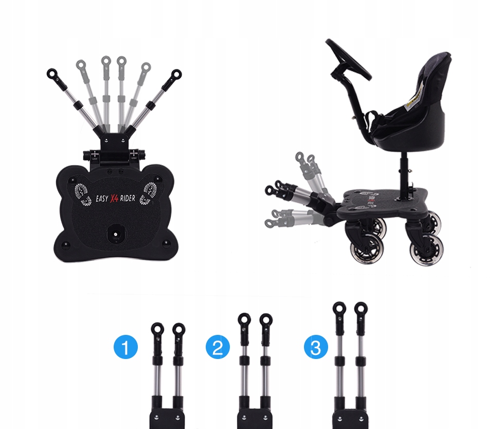 Dostawka Easy X Rider v5 kierownica świecące koła EAN 7350013213748