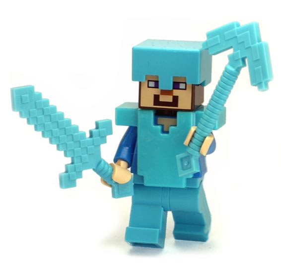 

Lego Minecraft Figurka Steve zbroja Oryginał 21117