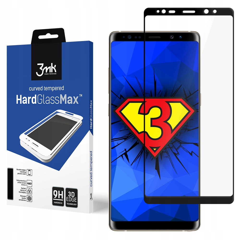 

Galaxy Note 9 Szkło hartowane full screen 9H 3mk