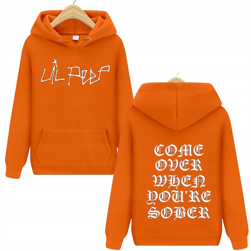 LIL PEEP BLUZA MĘSKA Z KAPTUREM COME OVER - L