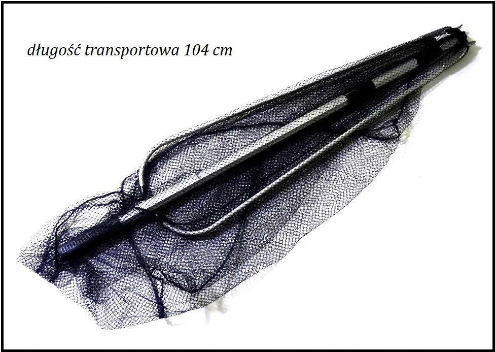PODBIERAK GUMOWANY NA KARPIA 250 CM SKŁADANY TELESKOPOWY+ŚWIETLIKI+STOPERKI Kod producenta PK250