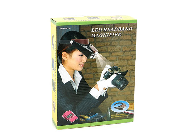 LUPA NAGŁOWNA OKULARY PRECYZYJNE ZEGARMISTRZOWSKIE SERWISOWE 2 LED GŁOWĘ Marka VERK GROUP