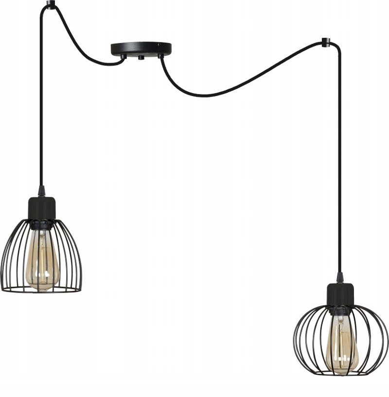 

Lampa Wisząca Sufitowa Pająk Żyrandol Loft Led