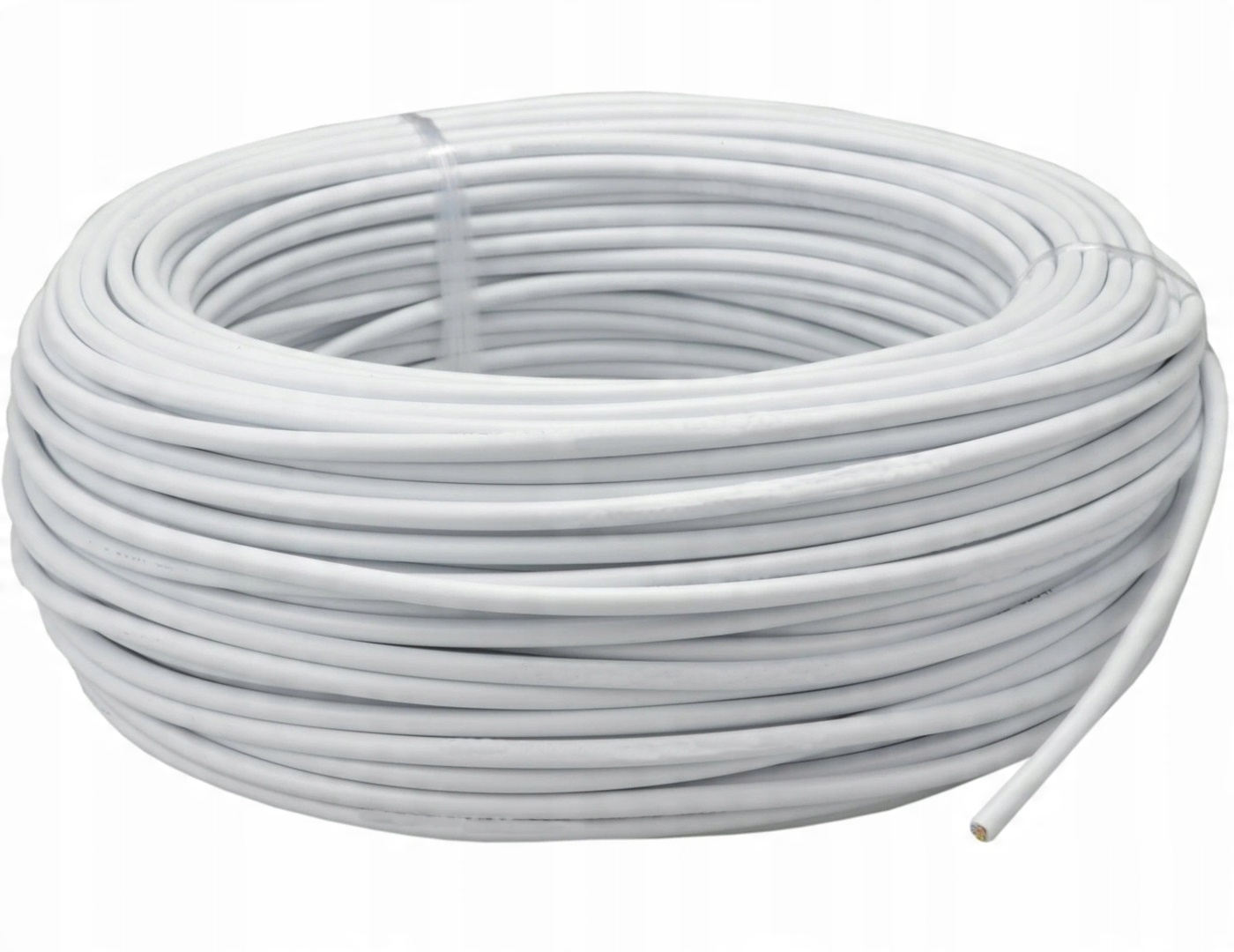 

Kabel przewód prądowy Omy 2x0,5 linka biały 50m