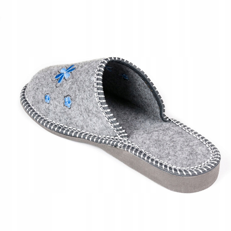 KLAPKI DAMSKIE FILCOWE KAPCIE GÓRALSKIE KWIATKI! Rozmiar 40