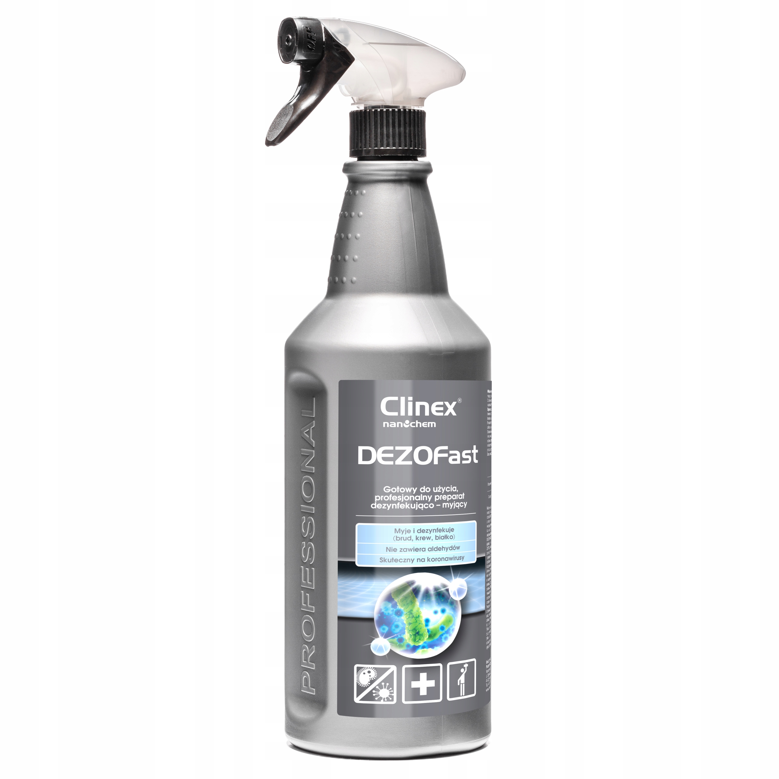 

Clinex DezoFast Płyn do dezynfekcji powierzchni 1l