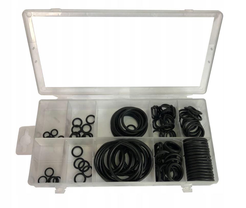 ORINGI USZCZELKI DO KLIMATYZACJI WARSZTAT NORMALIA GUMKI GUMOWE 125SZT