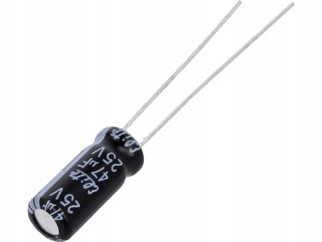

PF1E470MNN0511U Kondensator 47uF 25VDC 5x11mm