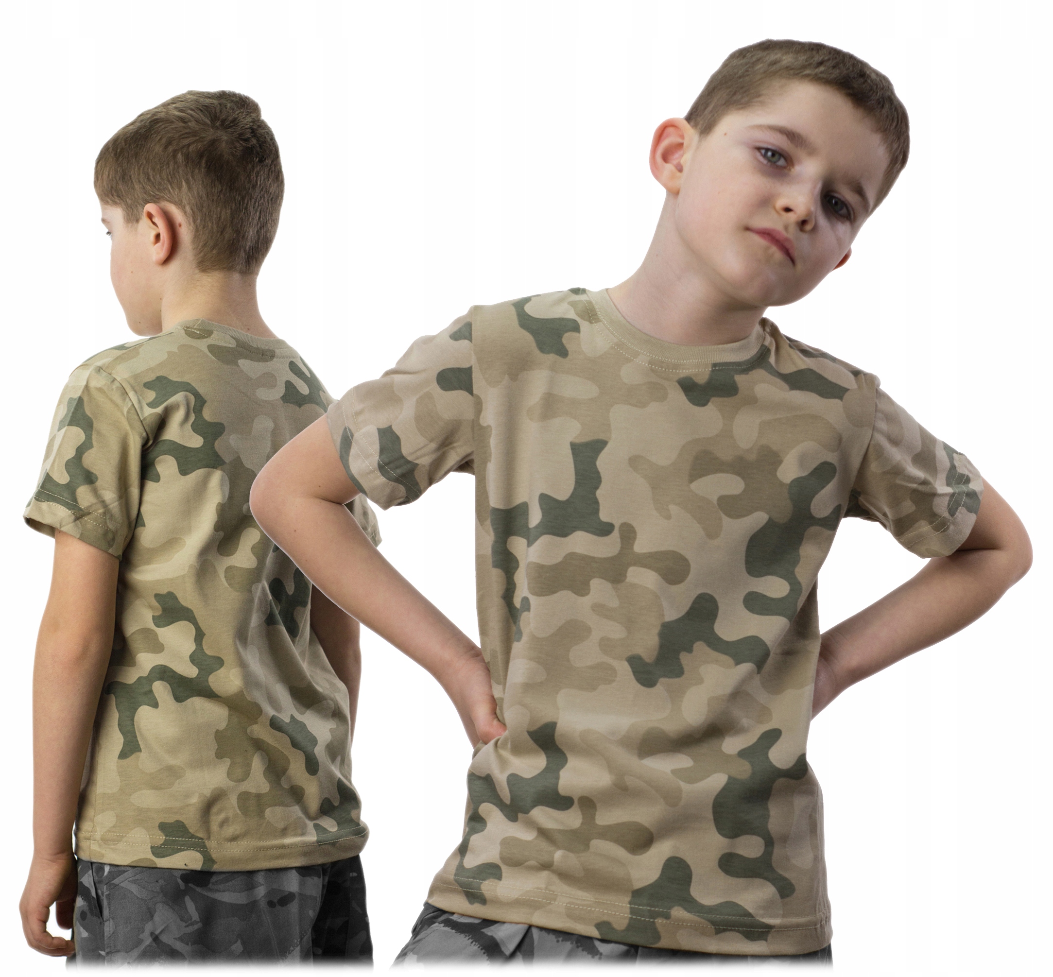 

Koszulka Dziecięca Wojskowa TShirt Pl-Desert r.140