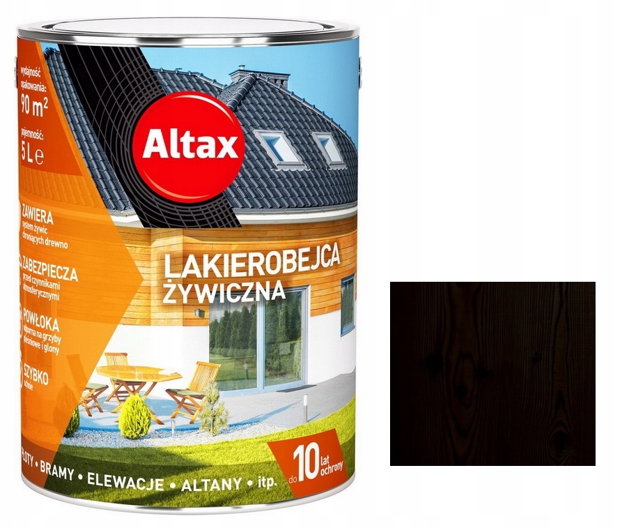 

Altax Lakierobejca Żywiczna 5L Heban 10 Lat
