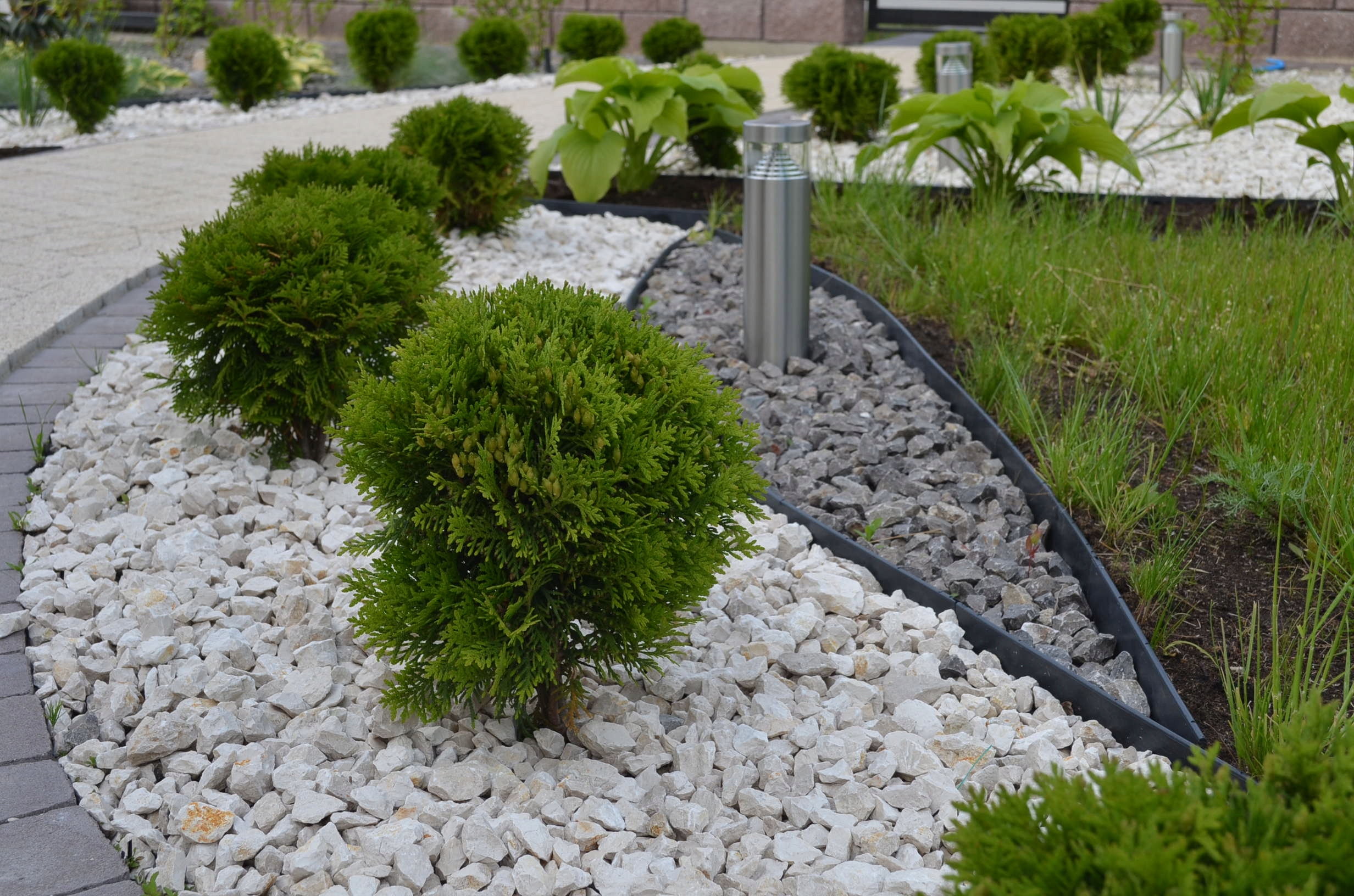 OBRZEŻE OGRODOWE TRAWNIKOWE 7,8cm PALISADA BORDER 78mm 20m + 100 KOTEW KOTW Długość 100 cm