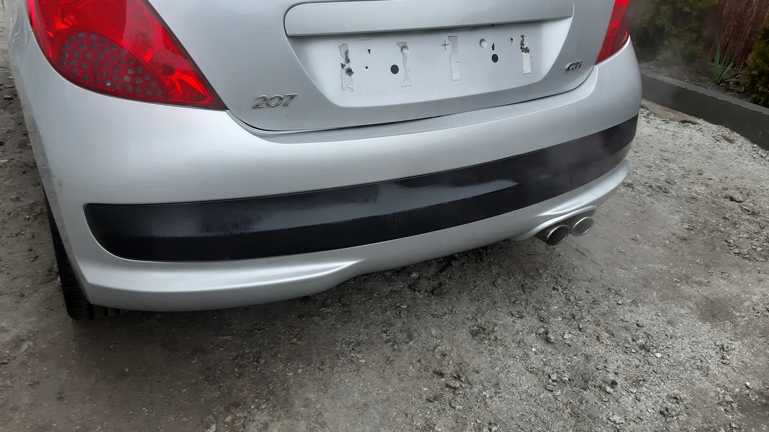 peugeot 207 бампер задний