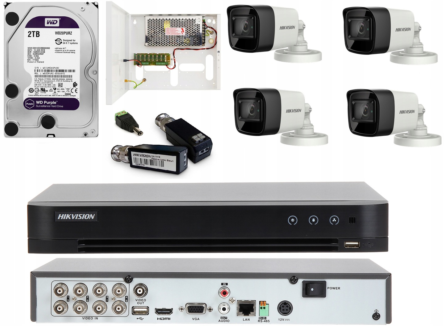 Hikvision Colorvu Turbo Hd Tvi Monitoring 8Mpx 2TB