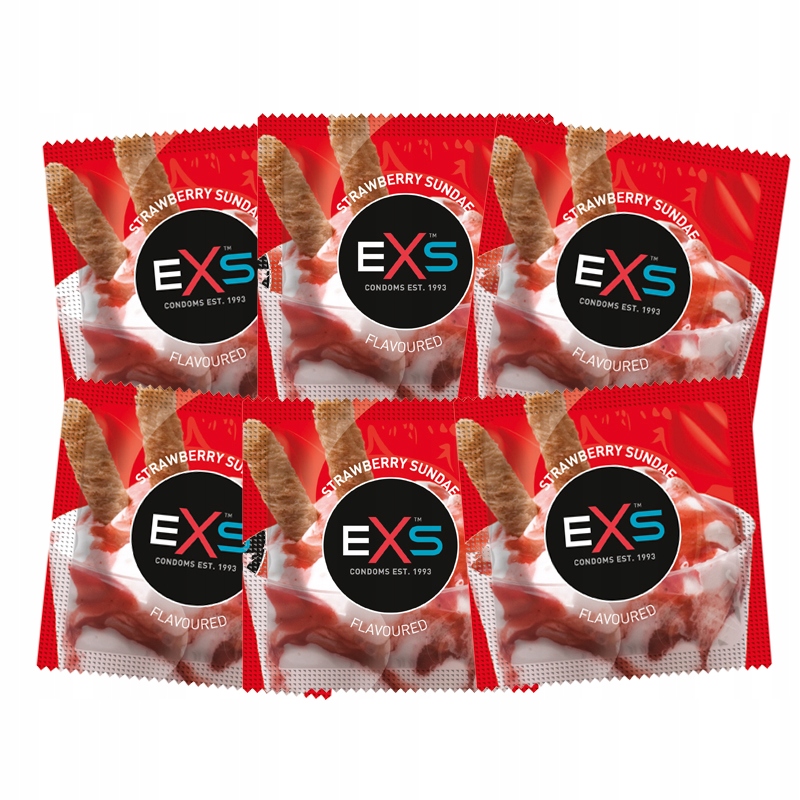 

Prezerwatywy Exs O Smaku Truskawki Zestaw 25 Szt.