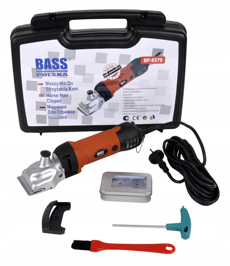 

Maszynka Do Strzyżenia Koni I Bydła 200W Bass