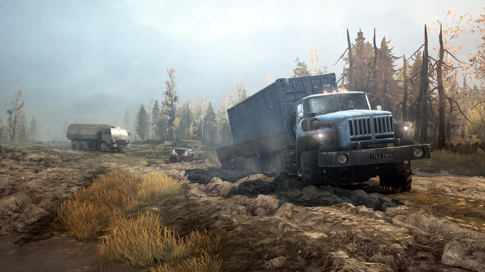 SPINTIRES MUDRUNNER PL PC STEAM KLUCZ + GRATIS Wersja gry cyfrowa