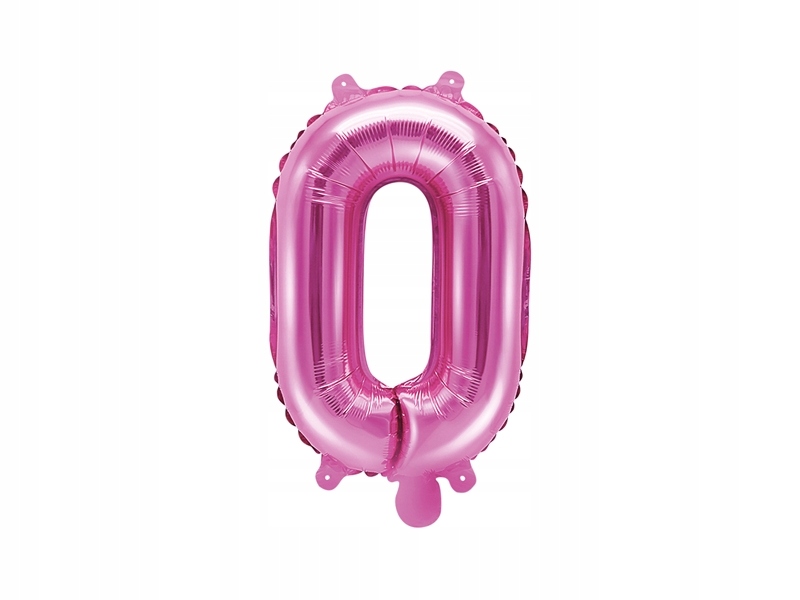 

Balon foliowy Litera O 35cm, ciemno różowy