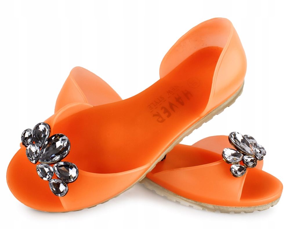 Meliski Cyrkonie Balerinki neonowe gumowe 31 Marka Inna marka