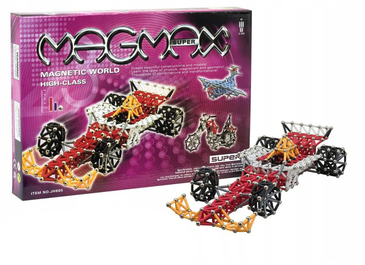 KLOCKI KONSTRUKCYJNE MAGNETYCZNE FORMUŁA 1 148 EL. Rodzaj zestaw