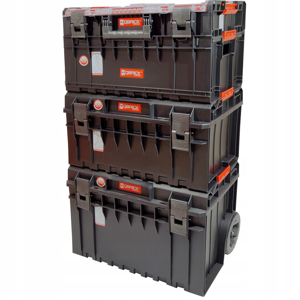 SKRZYNKA NARZĘDZIOWA NA KÓŁKACH QBRICK ONE SET 4w1 Marka Patrol group