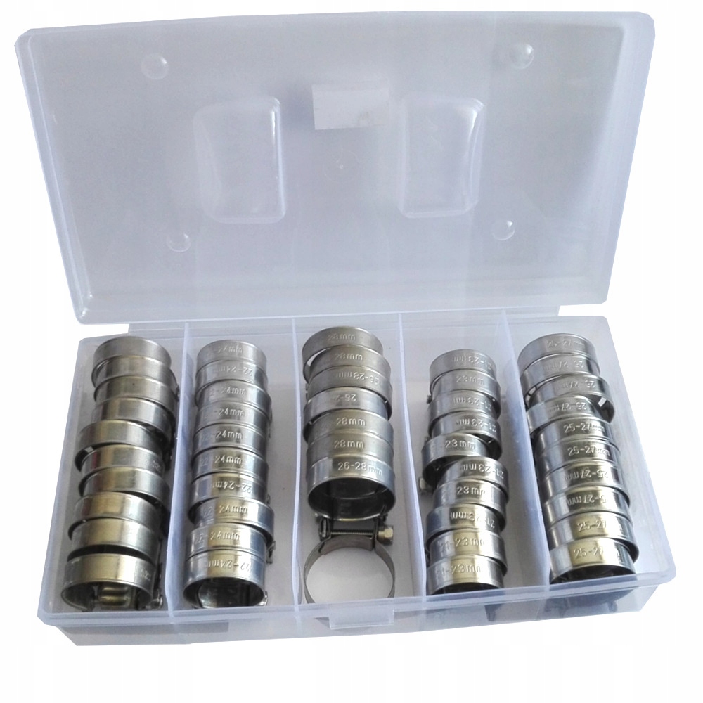 ZESTAW OPASKA MINI CLIP GBS W4 nierdzewna 48szt