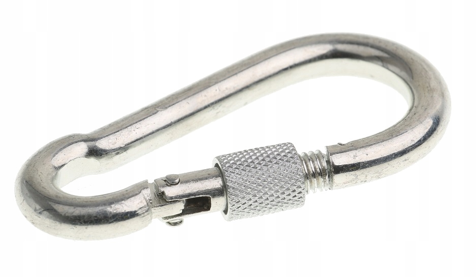 KARABIŃCZYK DO LIN 8x80 mm SKRĘCANY KARABINEK