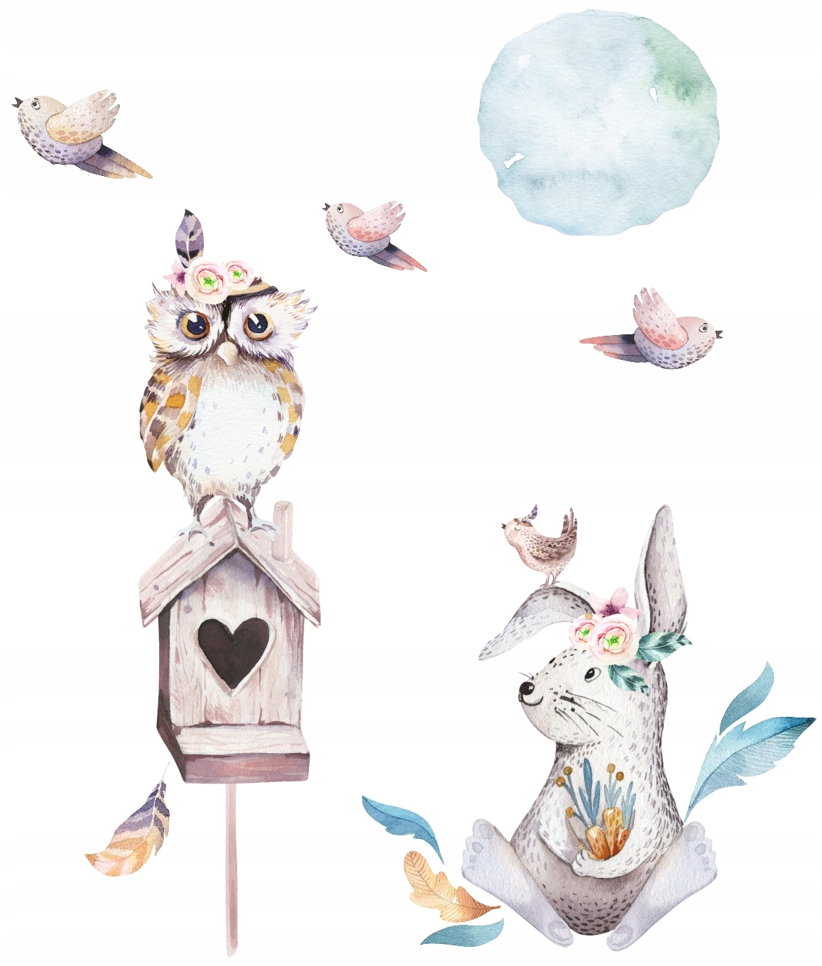 

Naklejki ścienne dla dzieci zwierzątka D127 150cm