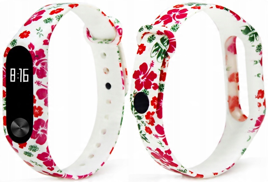 

Xiaomi MI BAND2 opaska zamienna Czerwone Kwiaty