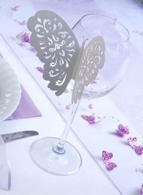 

ozdoba Motylki x10 na ślub wesele chrzest urodziny