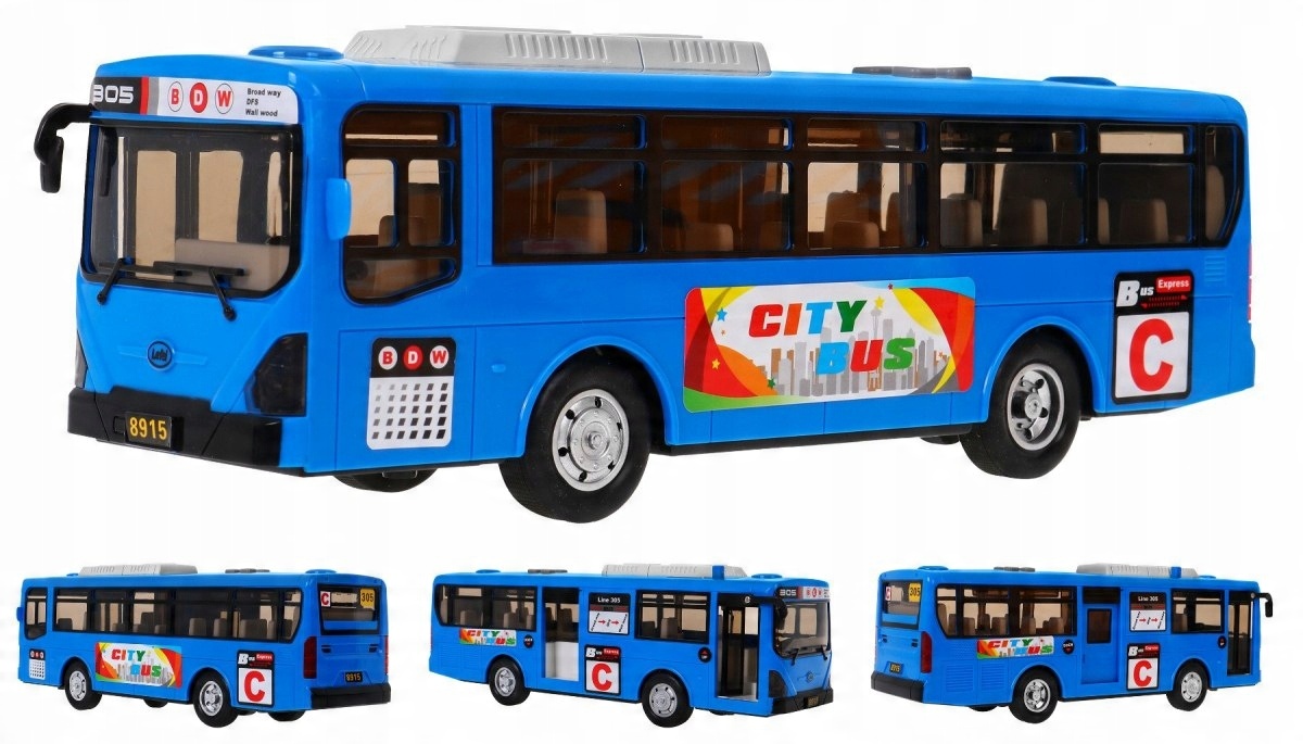 

Autobus Szkolny Gimbus Dźwięki Niebieski