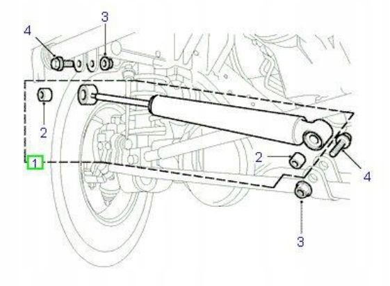 QHH100001 - Land Rover Discovery 2 II рулевой демпфер