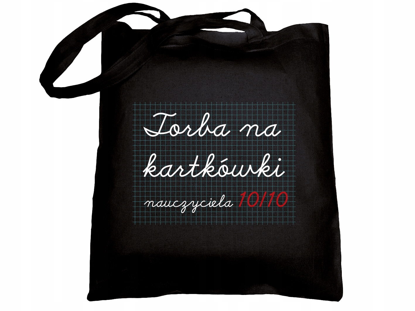 

Torebka Bawełniana Czarna Dzień Nauczyciela Gruba