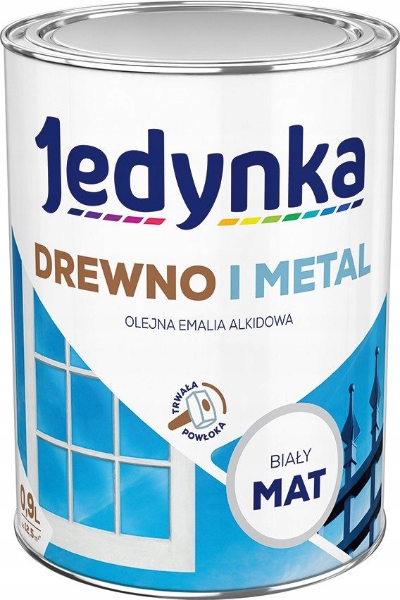 

Farba Alkidowa Olejna Do Drewna Metalu 0,9L Biała