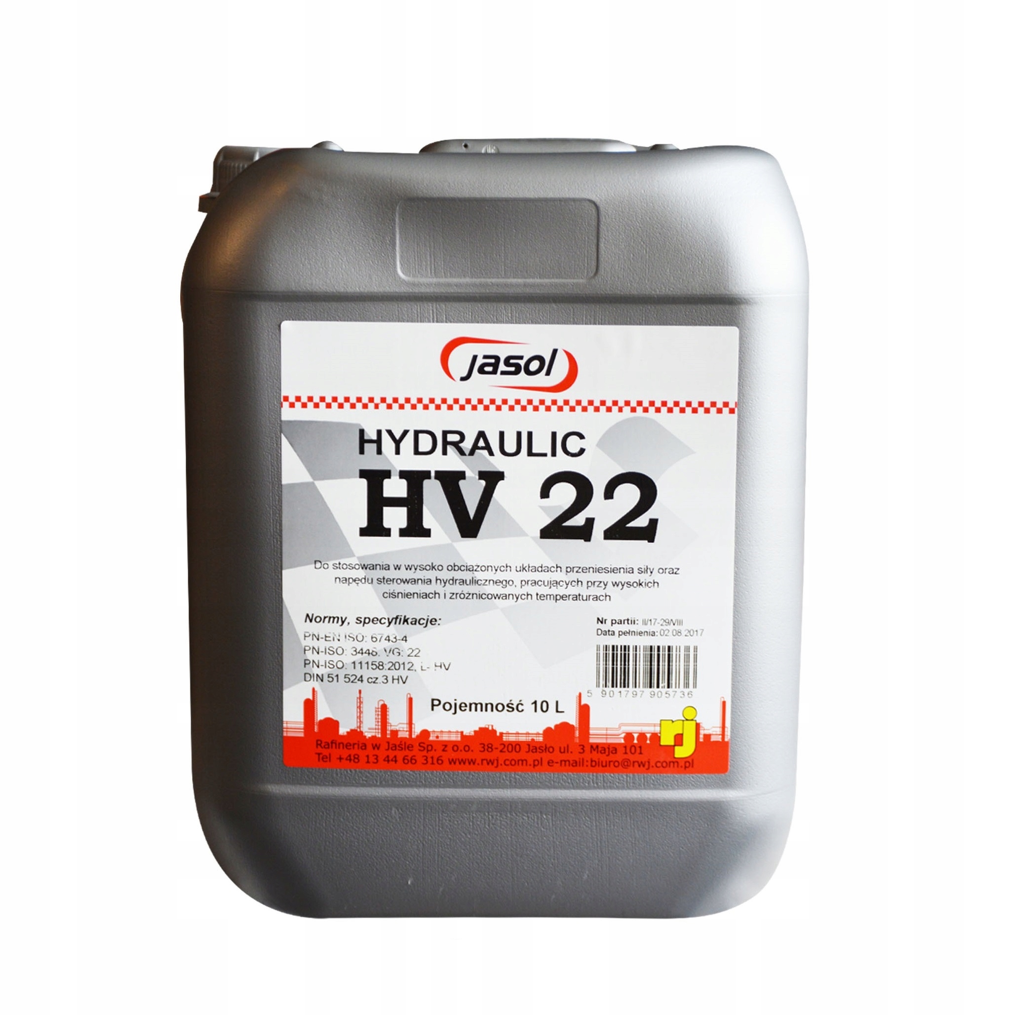 

Olej Hydrauliczny Jasol Hv 22 10 litrów